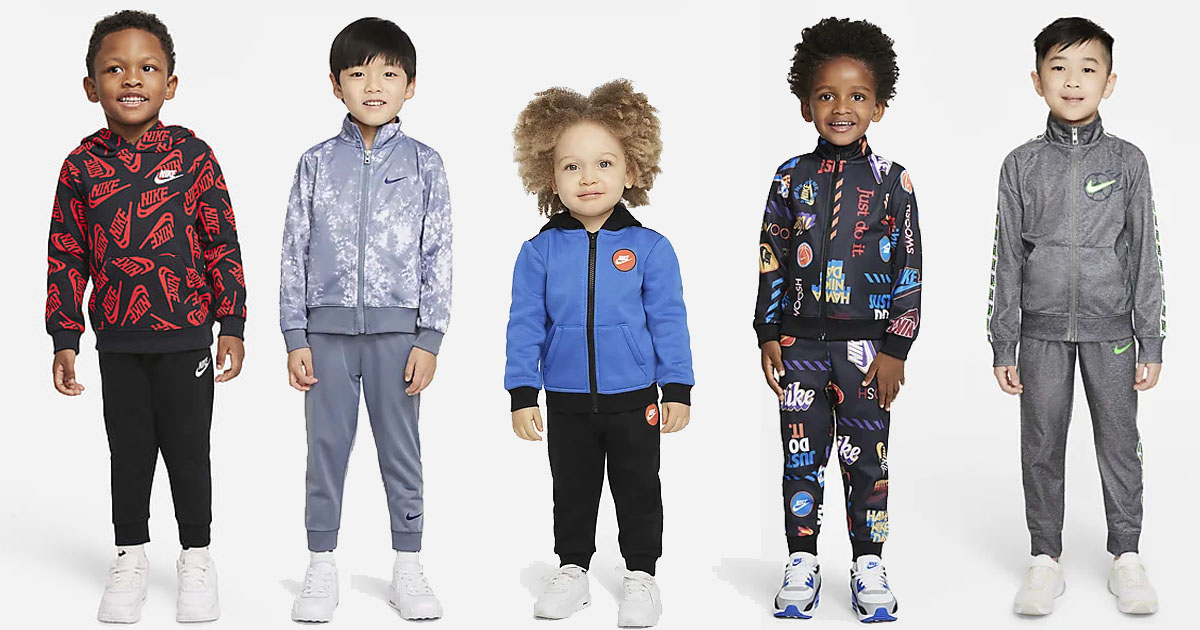 nike kids jogging suits