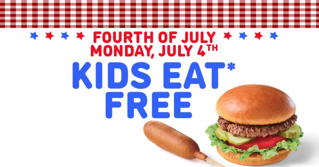 Kids Eat FREE at Applebee's on July 4th! The Freebie Guy® ️️️