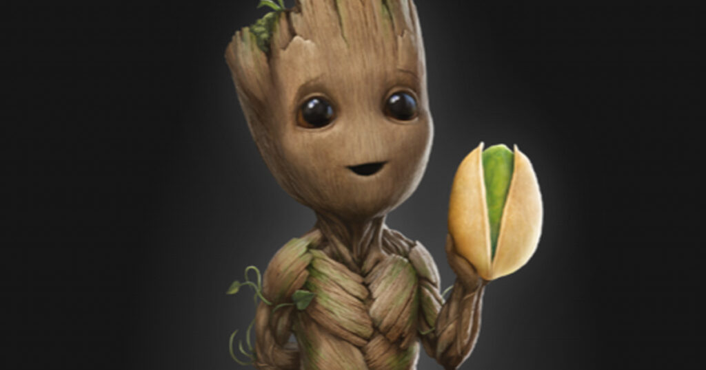 groot gets snacking