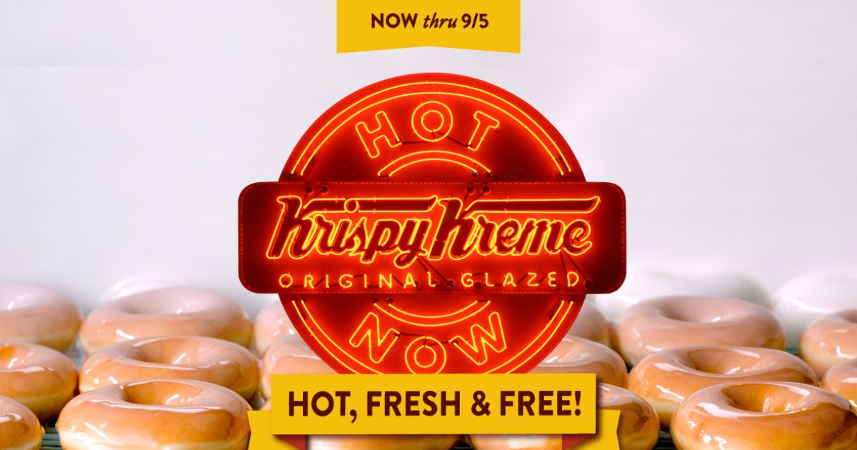 kispy kreme hot light