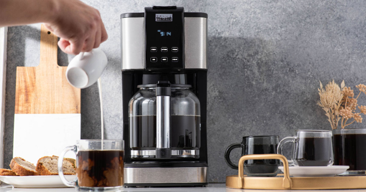 has a Bella Pro coffee maker on sale