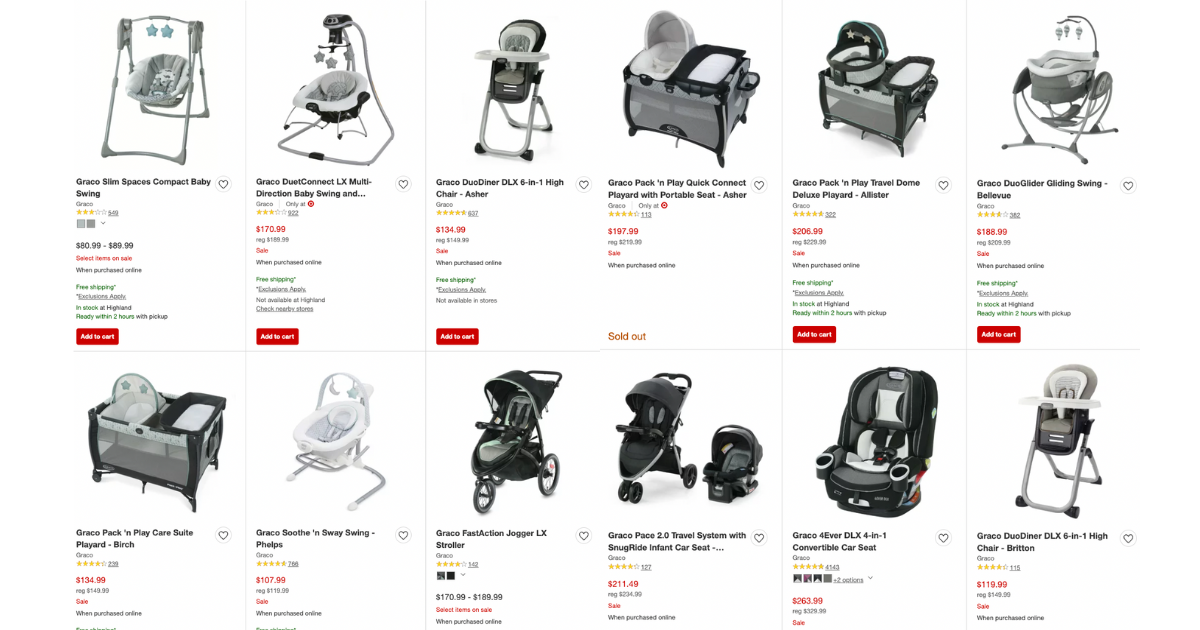 Target Select Graco Baby Items On Sale The Freebie Guy® ️️️