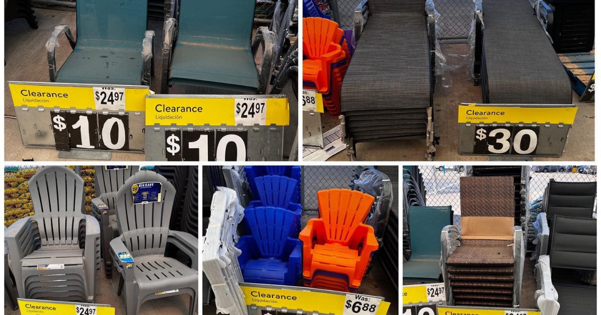 Walmart Clearance - Currently Up To 60% Off Outdoor Patio Furniture ...