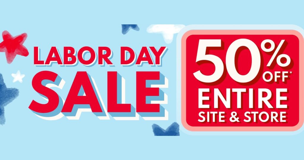 Carter's Labor Day Sale 50 Off Entire Site and Store The Freebie Guy®