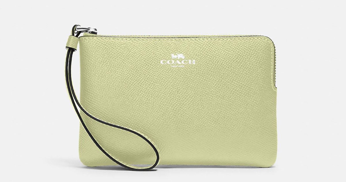 Corner Zip Wristlet