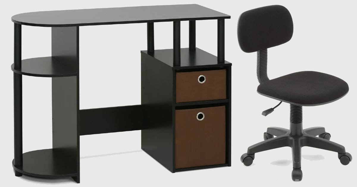 desk and chair bundle walmart