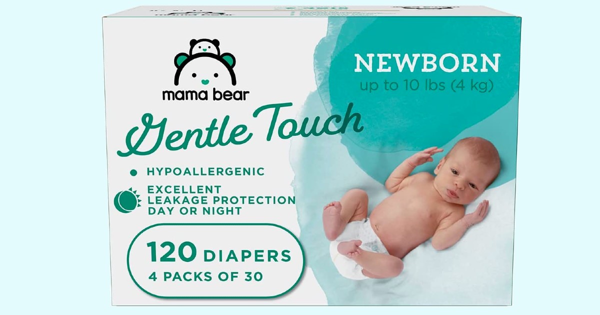 Amazon Mama Bear Diapers Boxes Starting at 16.49 Shipped The