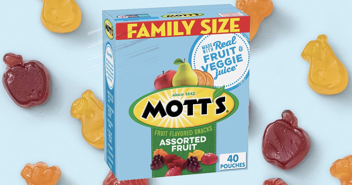 Motts Fruit Snacks 40 Count Box Only From 5 Xx Shipped With Amazon