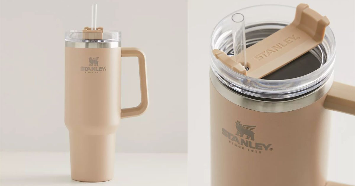 NEW Driftwood Stanley Cup Travel Quencher Tumbler w/ Straw 40oz ✓ Ships  Fast