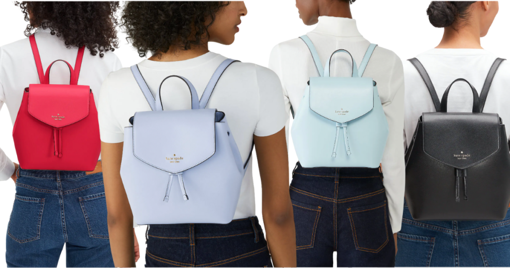 Kate Spade Lizzie Medium Flap Backpack 89 (Reg. 359) + Free
