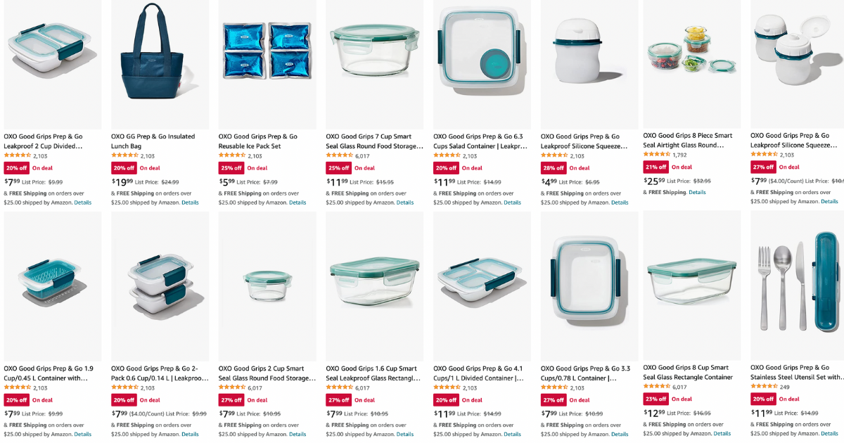 Amazon OXO Food Storage Sale With Items Up To 29 Off The Freebie Guy®
