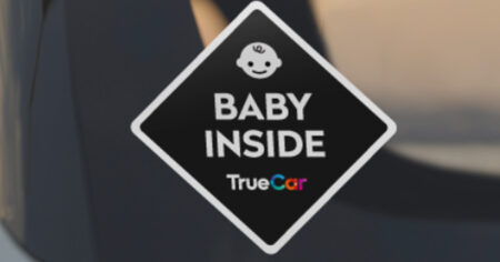 true car baby inside