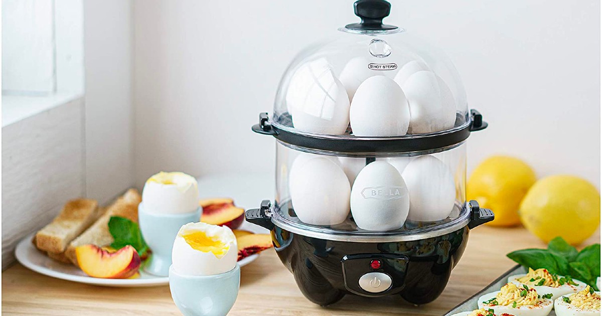Amazon Bella Double Tier Egg Cooker Only 11.50 (Reg. 25) The