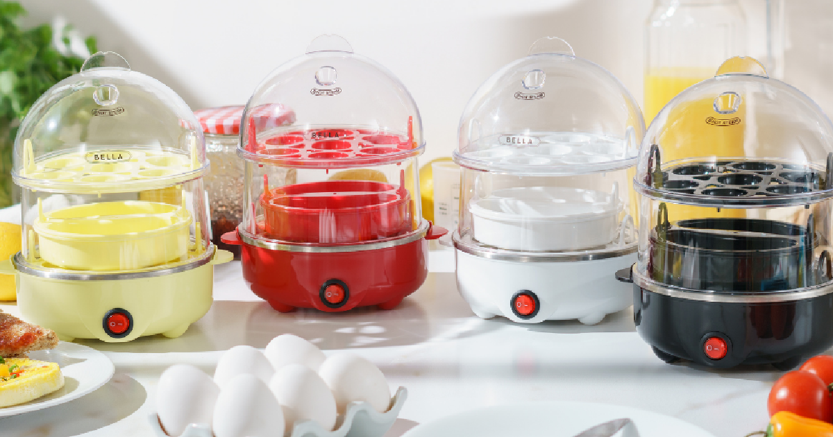 Amazon Bella Double Tier Egg Cooker Only 11.50 (Reg. 25) The