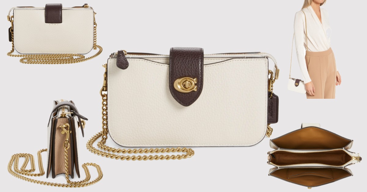 Nordstrom Coach Colorblock Leather Crossbody Bag Only 90 (Reg. 150