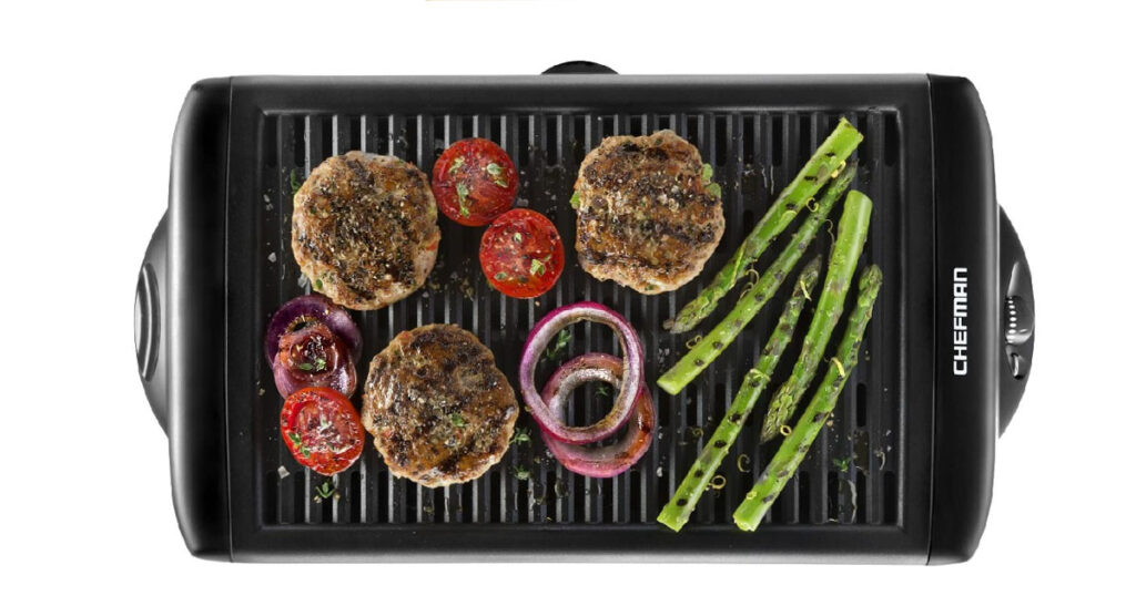 Amazon Chefman Electric Smokeless Indoor Grill Only 19.99 The