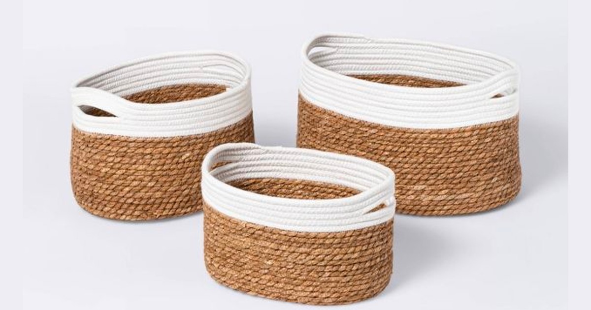 Target Up to 55 Off Cloud Island Storage Baskets The Freebie Guy®