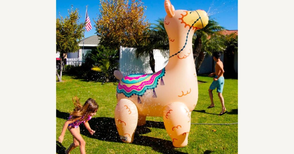 Giant best sale inflatable llama