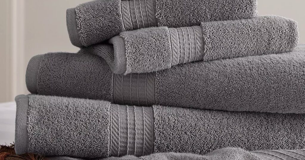 Kohl's Allure Solid 6piece Bath Towel Set Only 28.79 (Reg. 90