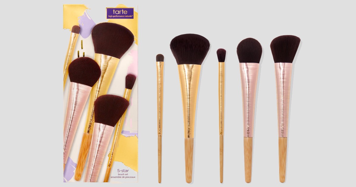 Tarte Build Your Own Brush Set 5 for 45 + Free Shipping The