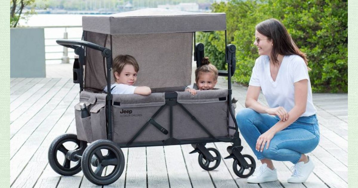 Target - Jeep Wrangler Stroller Wagon with Included Car Seat Adapter - $287  (Reg. $320) - The Freebie Guy®