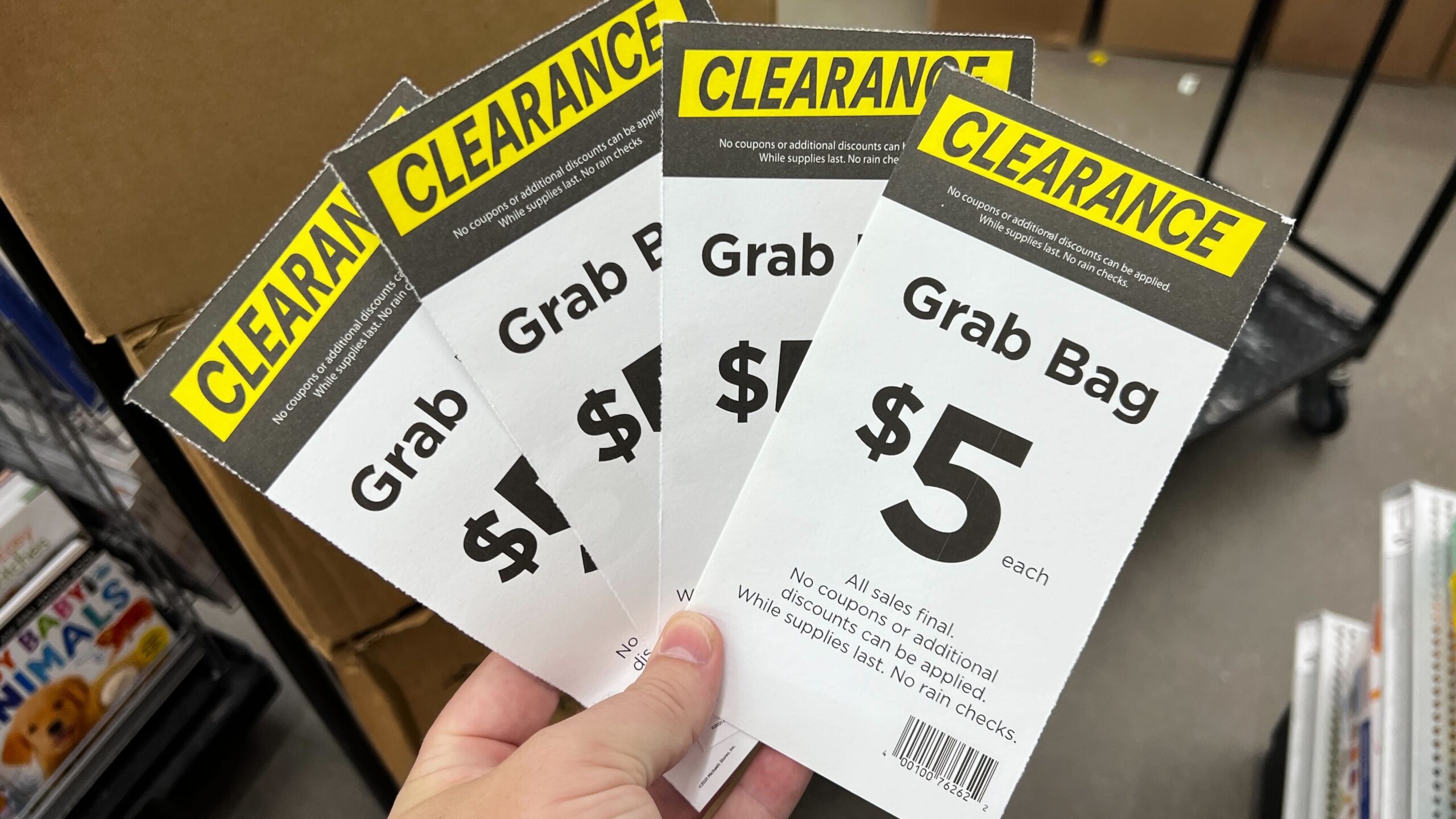 Michaels Grab Bags are Only 5 Here This Week! The Freebie Guy®