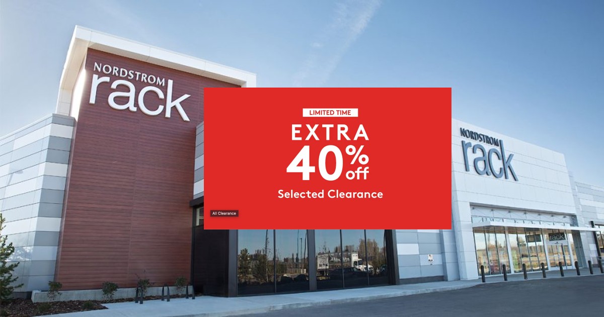 Take an extra 40% off clearance during Nordstrom Rack's sale