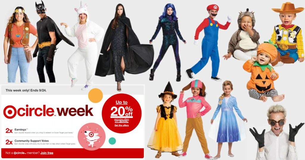 Target 20 off Select Halloween Costumes w/Target Circle The