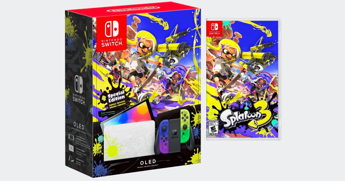 splatoon 3 oled switch ebay