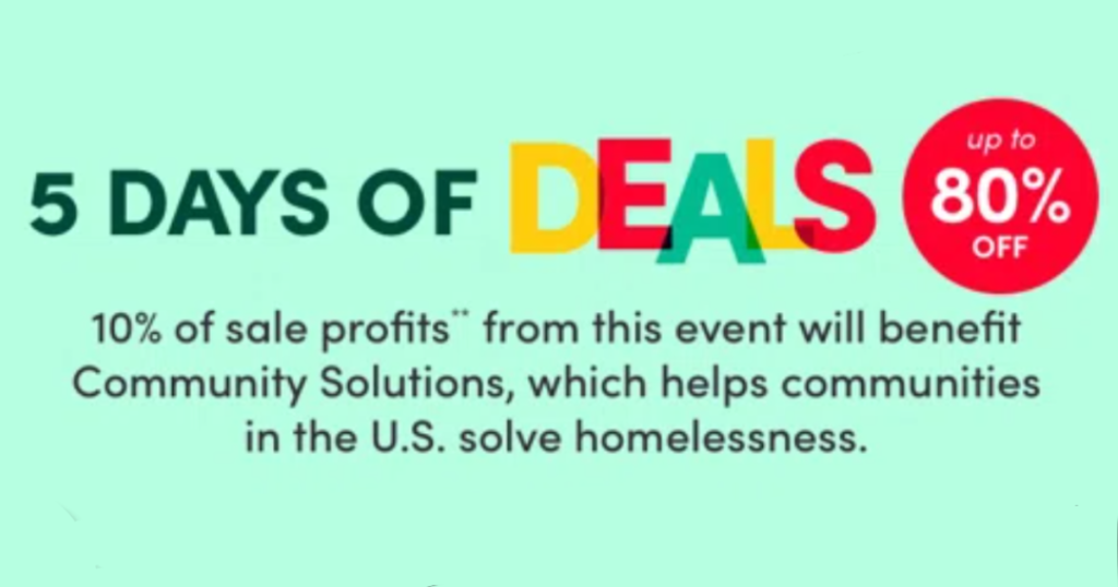 Wayfair 5 Days of Deals Has Begun Save Up To 80 Off The Freebie