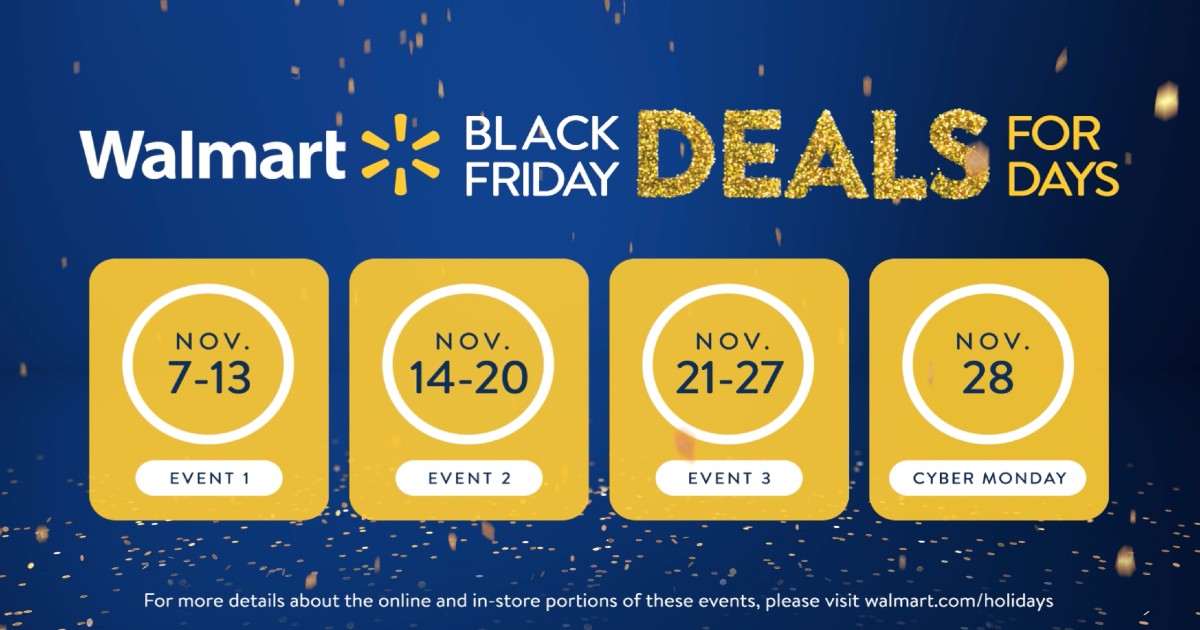 WALMART BLACK FRIDAY DATES HAVE BEEN ANNOUNCED The Freebie Guy®