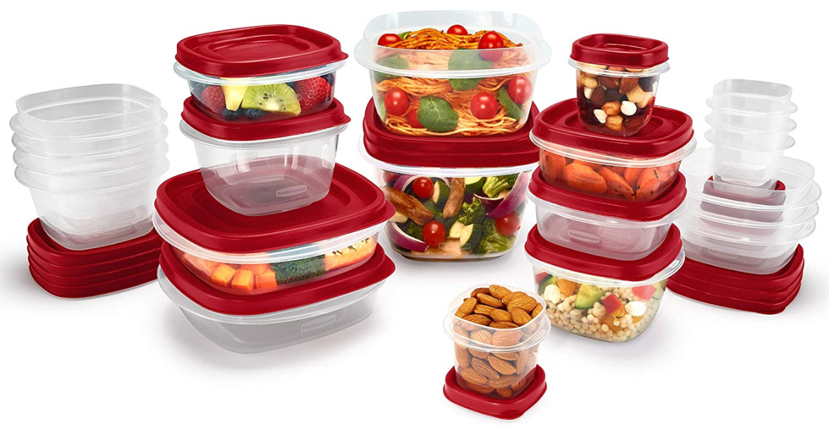 Amazon Rubbermaid 42Piece Food Storage Containers with Lids Only 19
