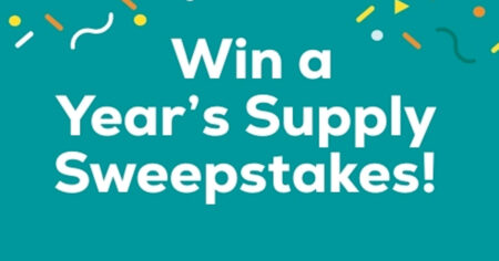 win a years supply sweepstakes