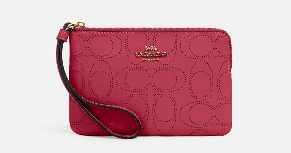 Coach Wristlet print