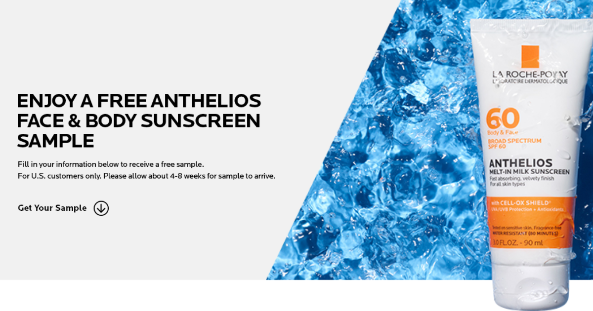 Free La Roche Posay Anthelios Face & Body Sunscreen Sample - The ...