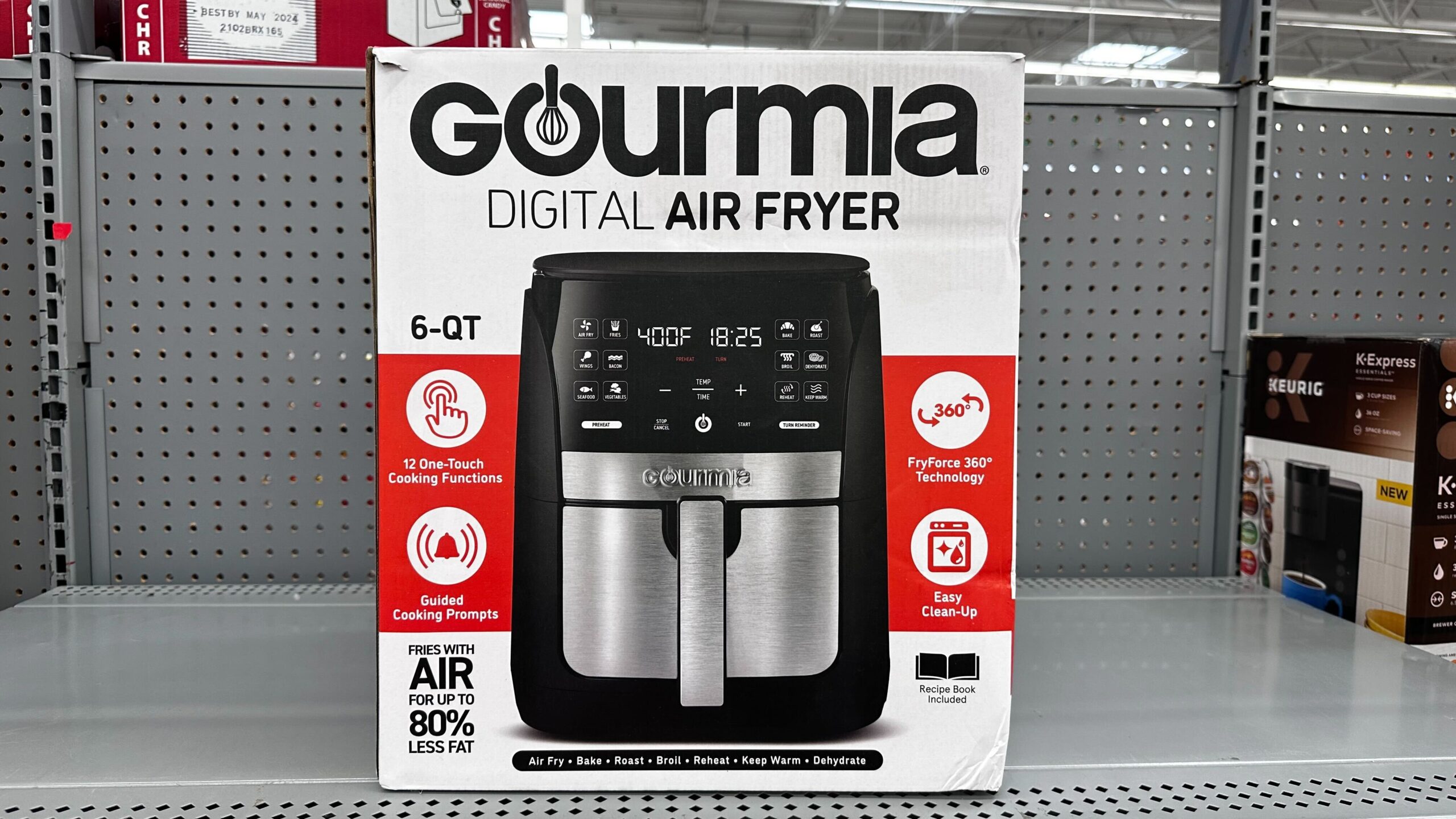 Gourmia 6 Qt Digital Air Fryer With Guided Cooking $38 - The Freebie Guy®