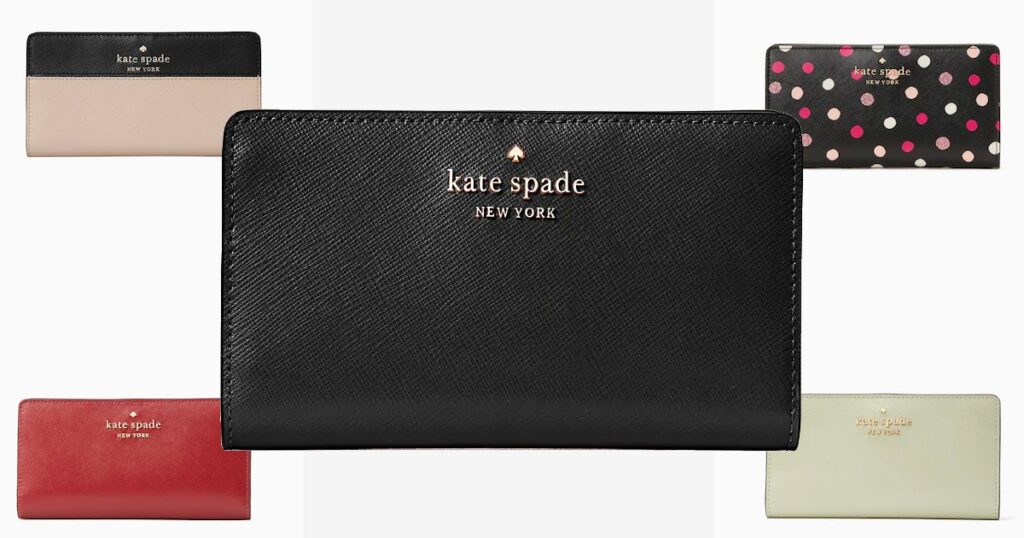 Kate Spade - Staci Large Slim Bifold Wallet Only $45 (Reg. $169) - The