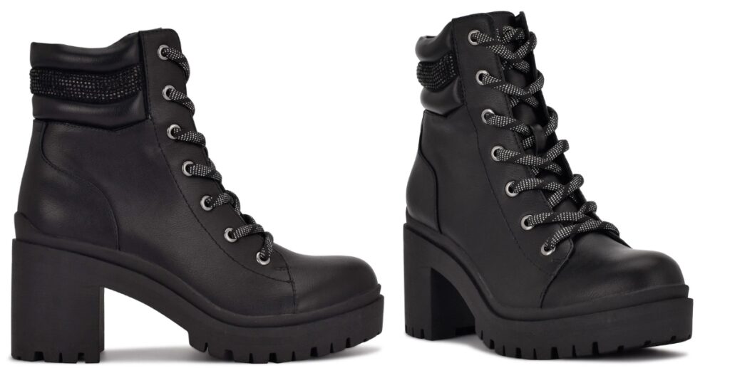 Nine West Quona Combat Booties e