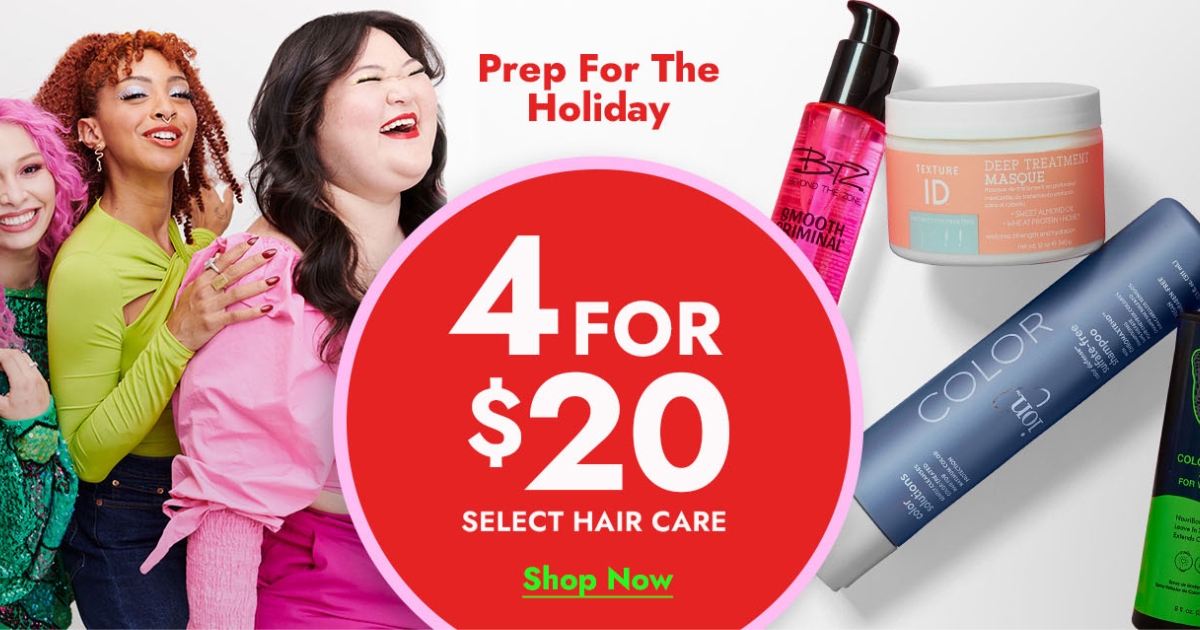 Sally Beauty Black Friday Sale = 4/20 Hair Care, 40 Off Styling