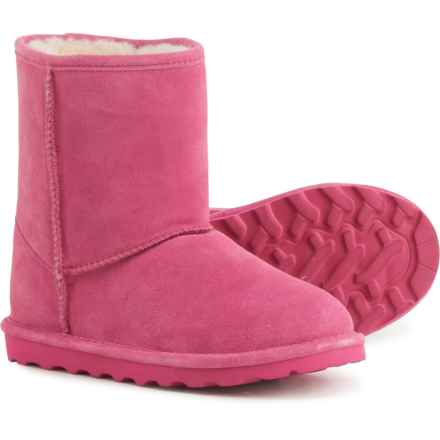 bearpaw elle boots suede for girls in party pink p drx