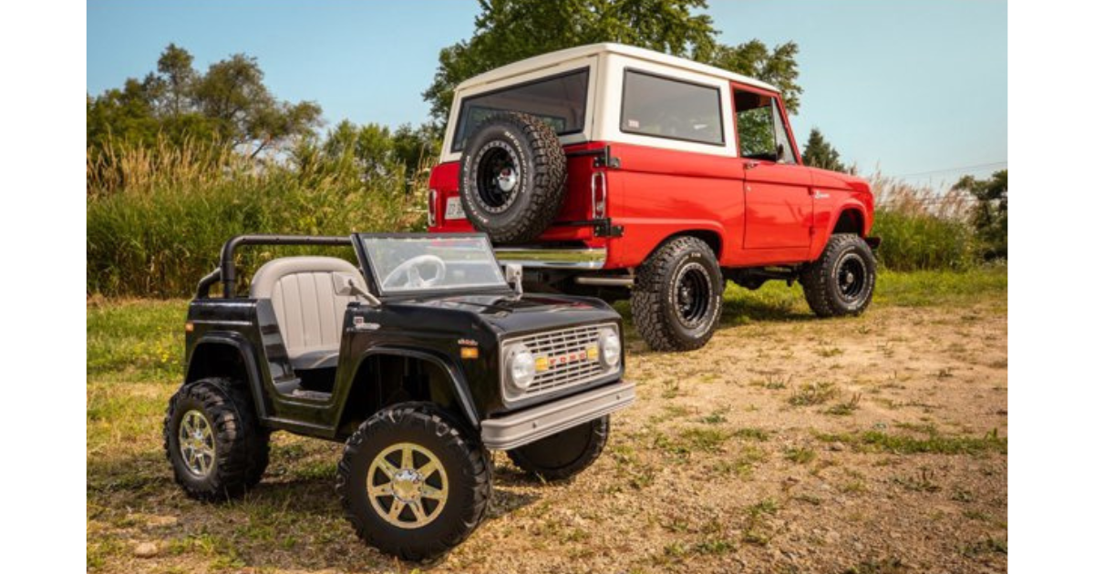 walmart bronco ride on toy