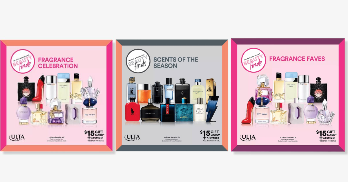 Ulta 50 Off Fragrance Sampler Sets The Freebie Guy® ️️️