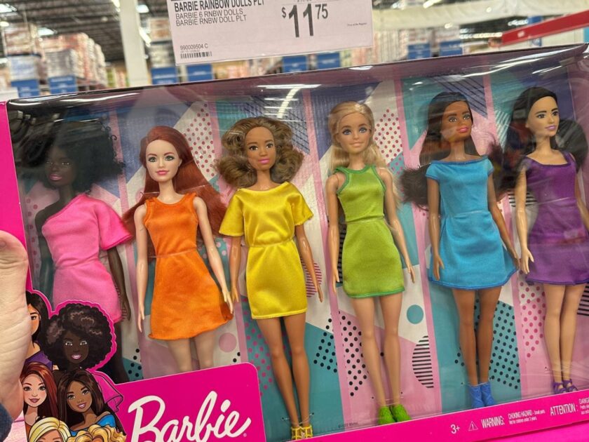 barbie doll six pack