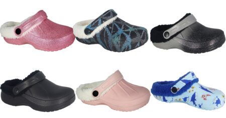 Crocs Kids Sherpa Lined Clogs