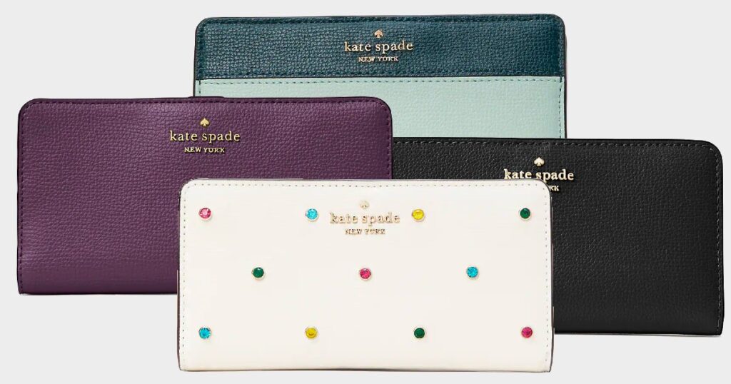 Kate Spade - Darcy Large Slim Bifold Wallet Only $39 (Reg. $179) - The  Freebie Guy®