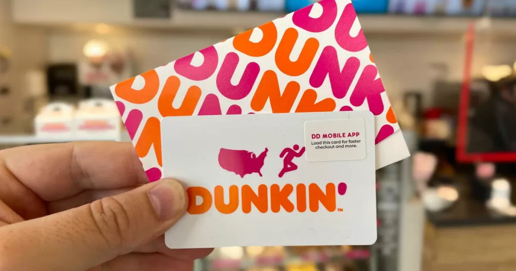 kendall dunkin gift card