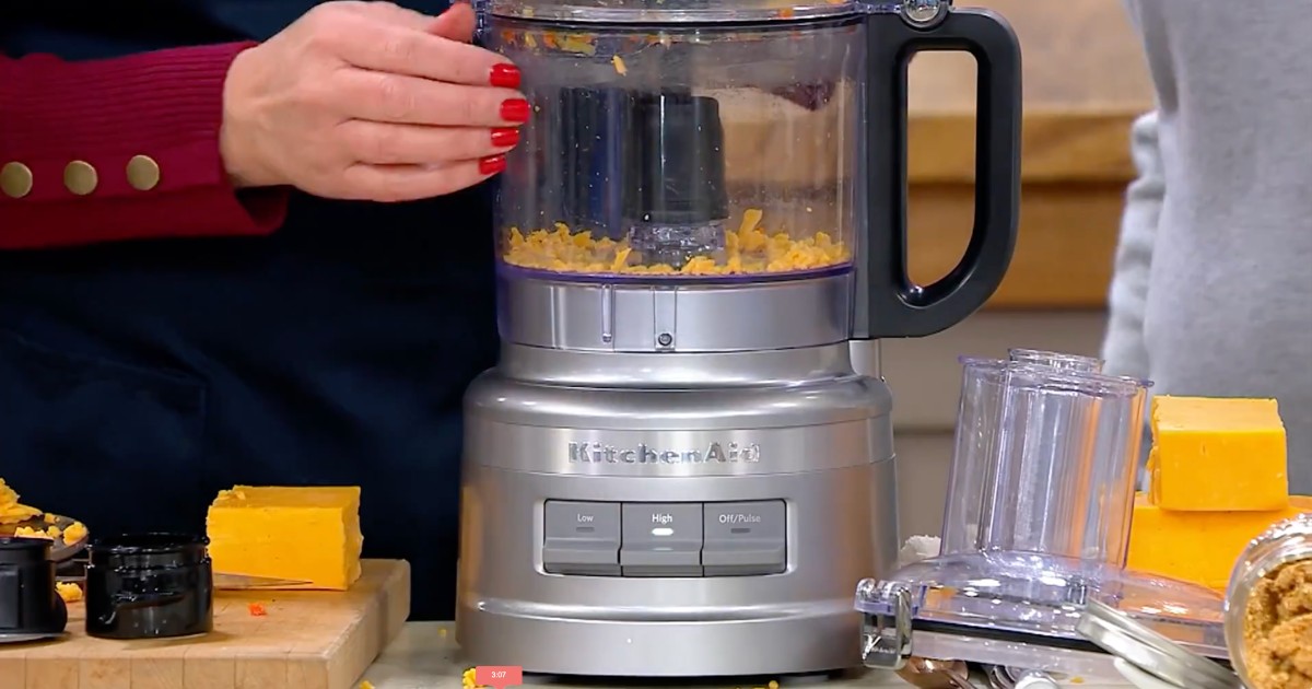 QVC  KitchenAid 9-Cup Food Processor with Bonus Julienne Blade Only $89.98  (Reg. $130+) *Today Only*