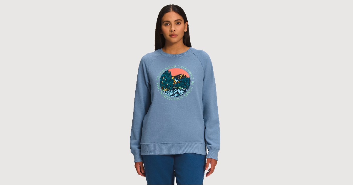 north face sweatshirt