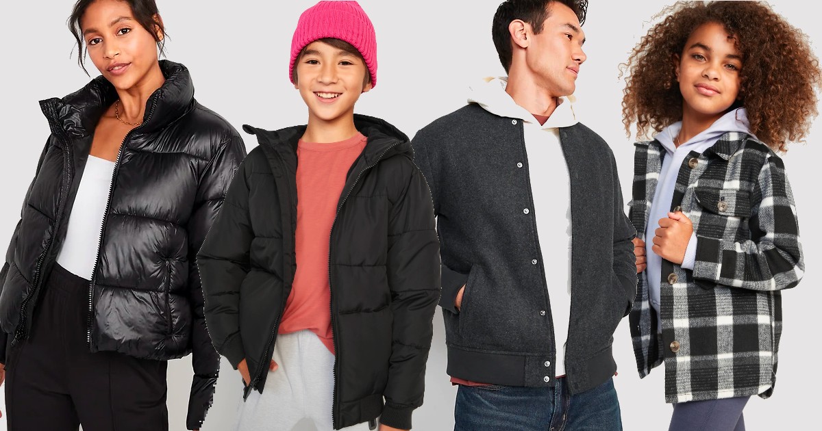 Up to 60 Off Coats and Jackets for the Fam at Old Navy Today Only