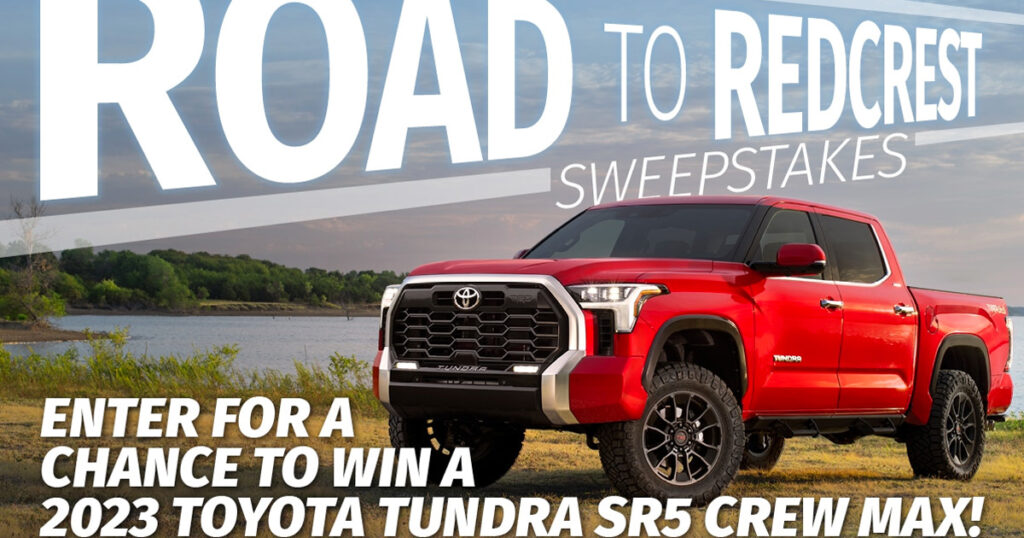 The 2023 MLF Toyota Road to REDCREST Sweepstakes The Freebie Guy®